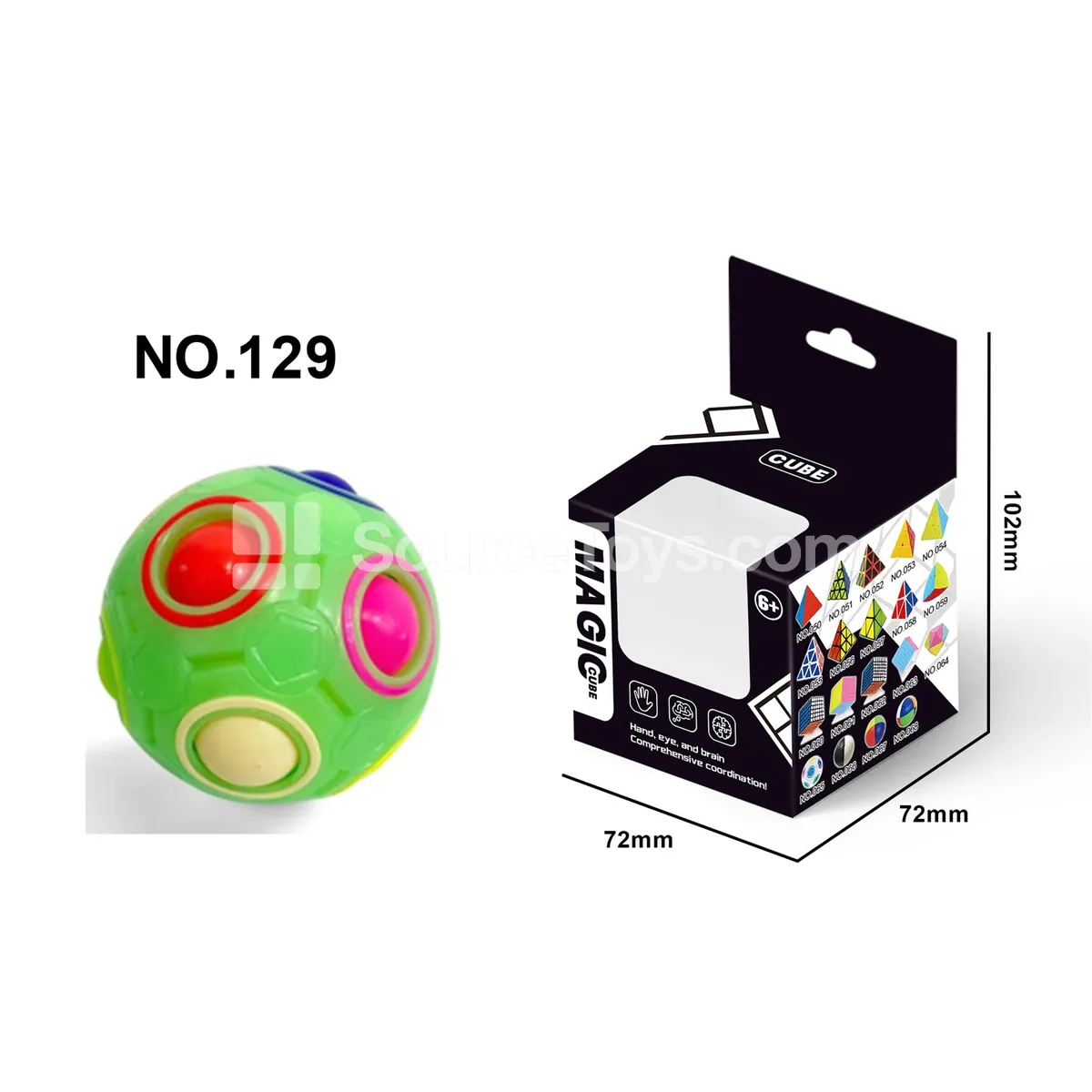 Glow-in-the-Dark Rainbow Ball Glow-in-the-Dark Rainbow Ball
