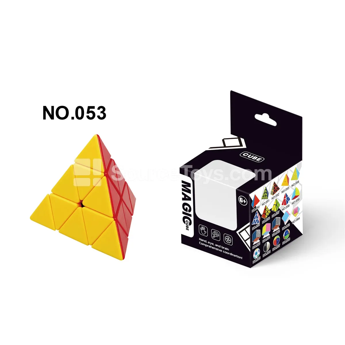 3x3 Pyramid Twist Puzzle with Beads 3x3 Pyramid Twist Puzzle with Beads