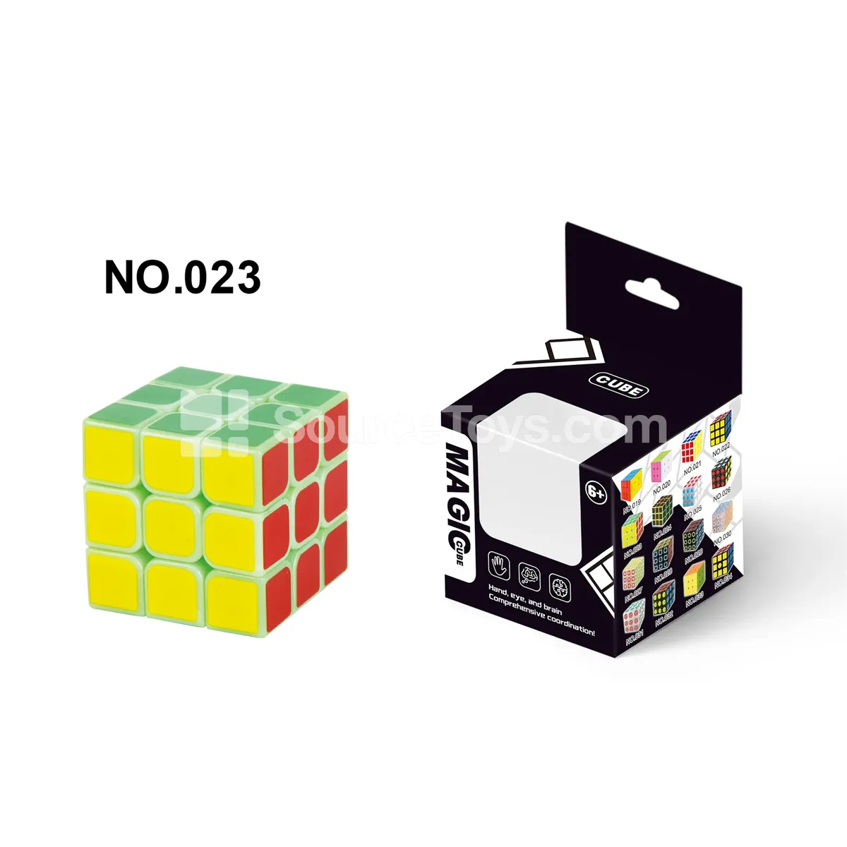 3x3 Glow-in-the-Dark Magic Cube 5.5 cm 3x3 Glow-in-the-Dark Magic Cube 5.5 cm