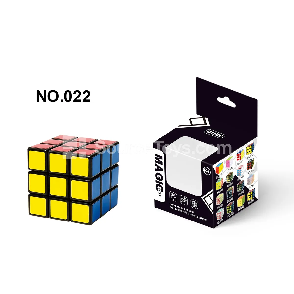 3x3 Sticker Cube Black 5.5cm 3x3 Sticker Cube Black 5.5cm