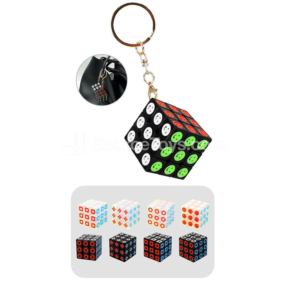 Dimension Cube Keychain 3.5CM Dimension Cube Keychain 3.5CM