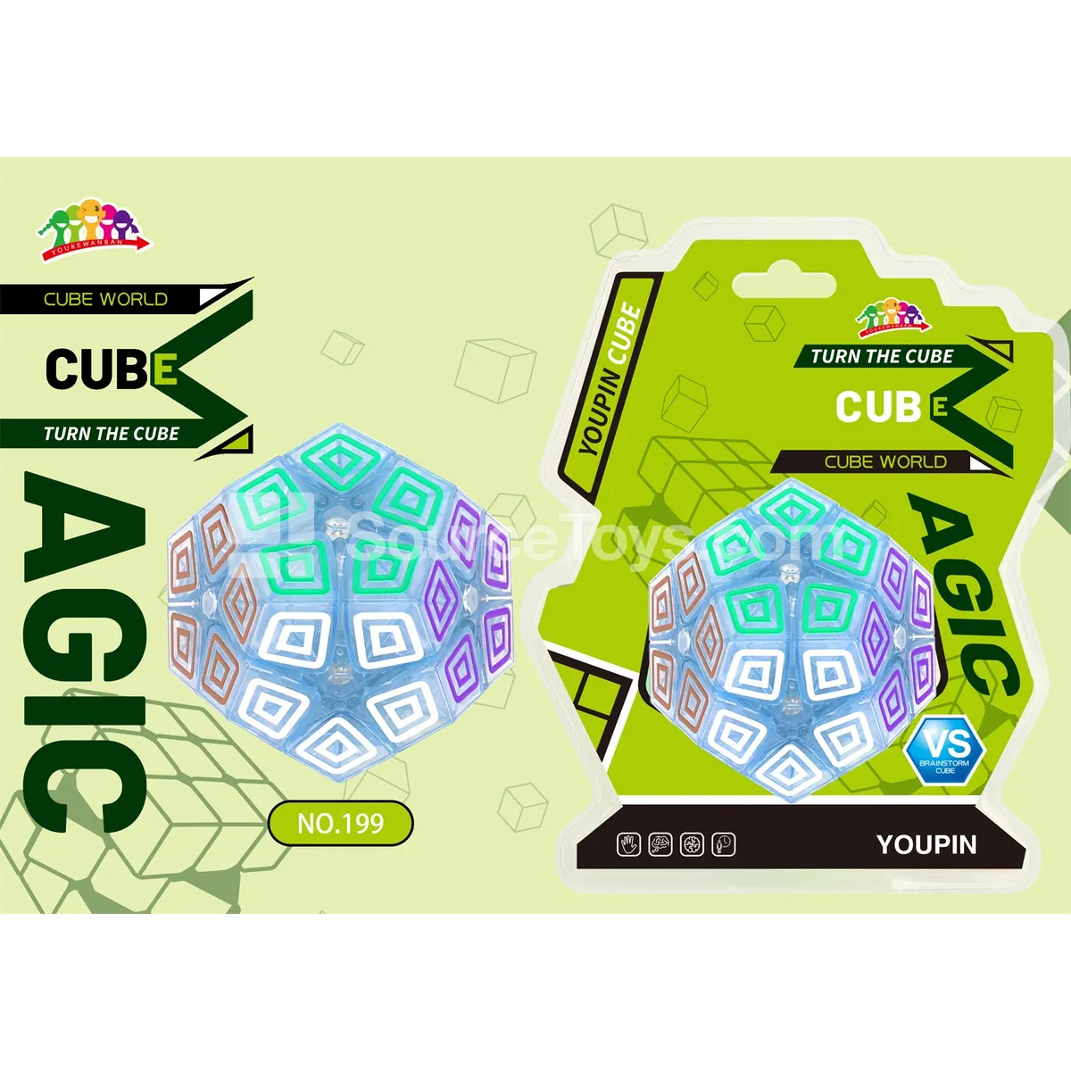 Two-Order Transparent Magic Cube Two-Order Transparent Magic Cube