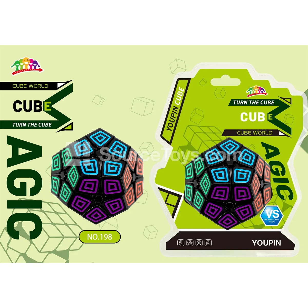 Second-Order Megaminx Black Base Second-Order Megaminx Black Base