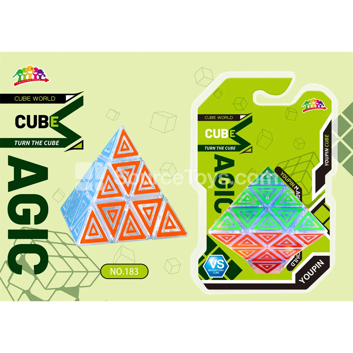 3x3 Pyramid Transparent Cube 3x3 Pyramid Transparent Cube