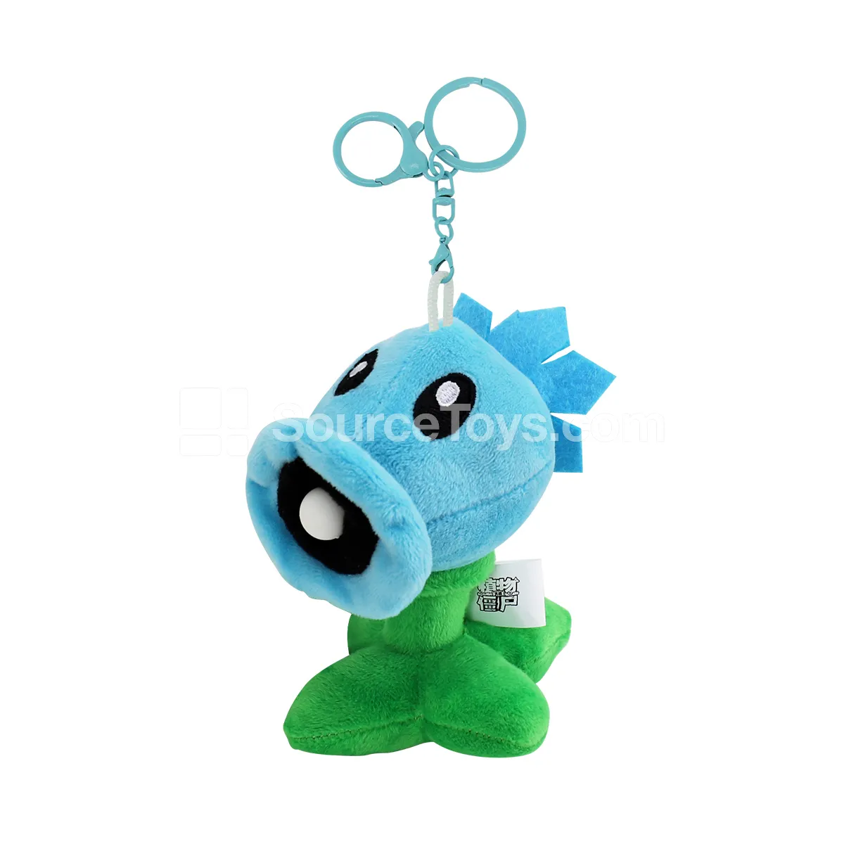 Plush Snowball Shooter Figure Keychain