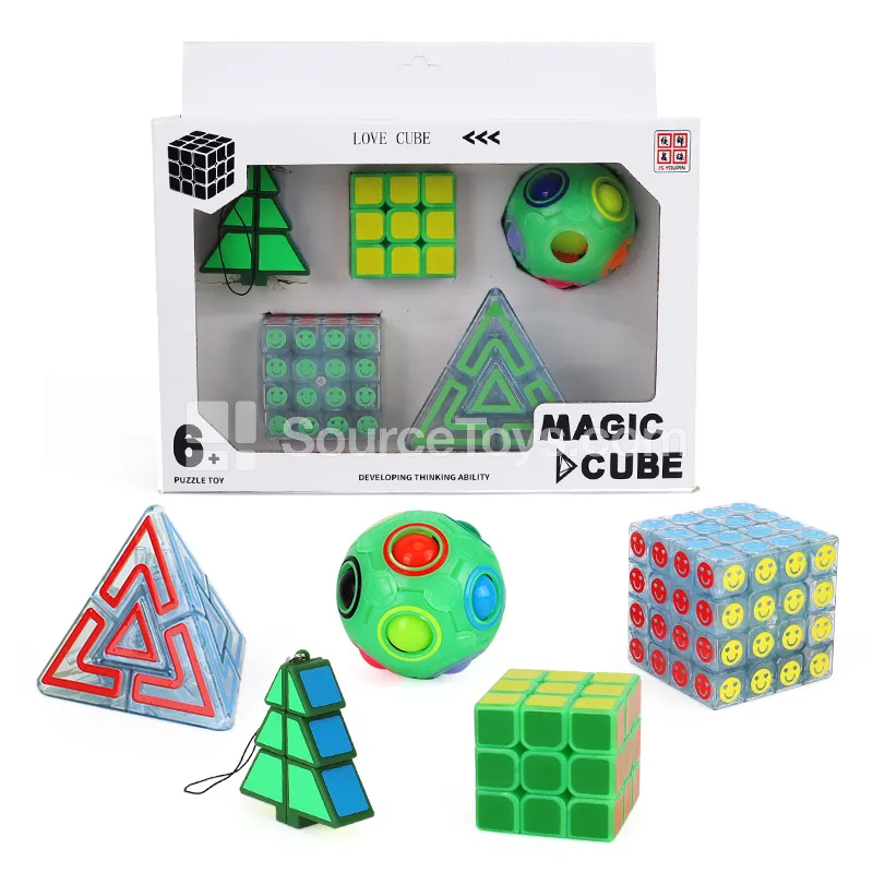 Glow Christmas Tree + 3x3 Glow Cube + Glow Rainbow Ring + Transparent 4x4 Cube + Transparent Meffert's Pyramid Glow Christmas Tree + 3x3 Glow Cube + Glow Rainbow Ring + Transparent 4x4 Cube + Transparent Meffert's Pyramid