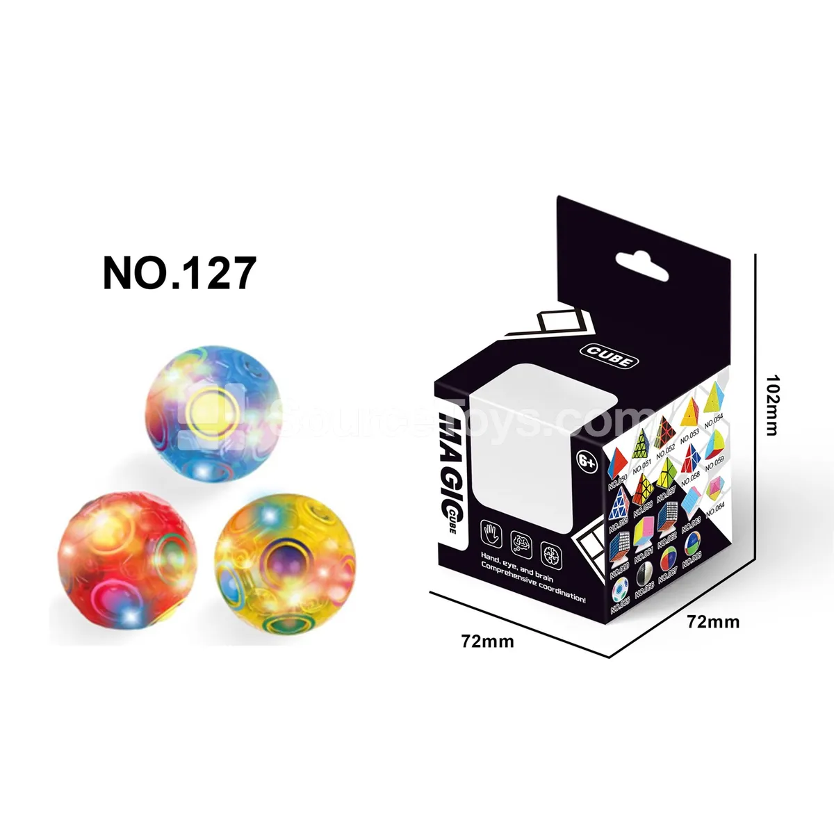 Magic Rainbow Ball Transparent with Lights Magic Rainbow Ball Transparent with Lights