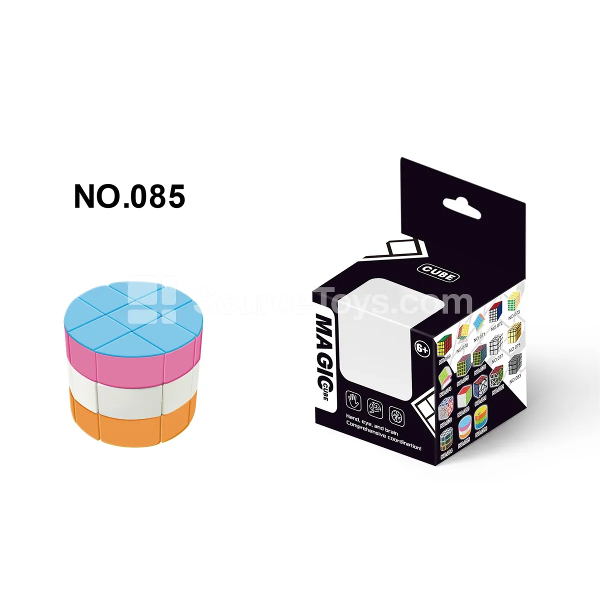 Cylindrical 3x3 Magic Cube / Solid Color Cylindrical 3x3 Magic Cube / Solid Color