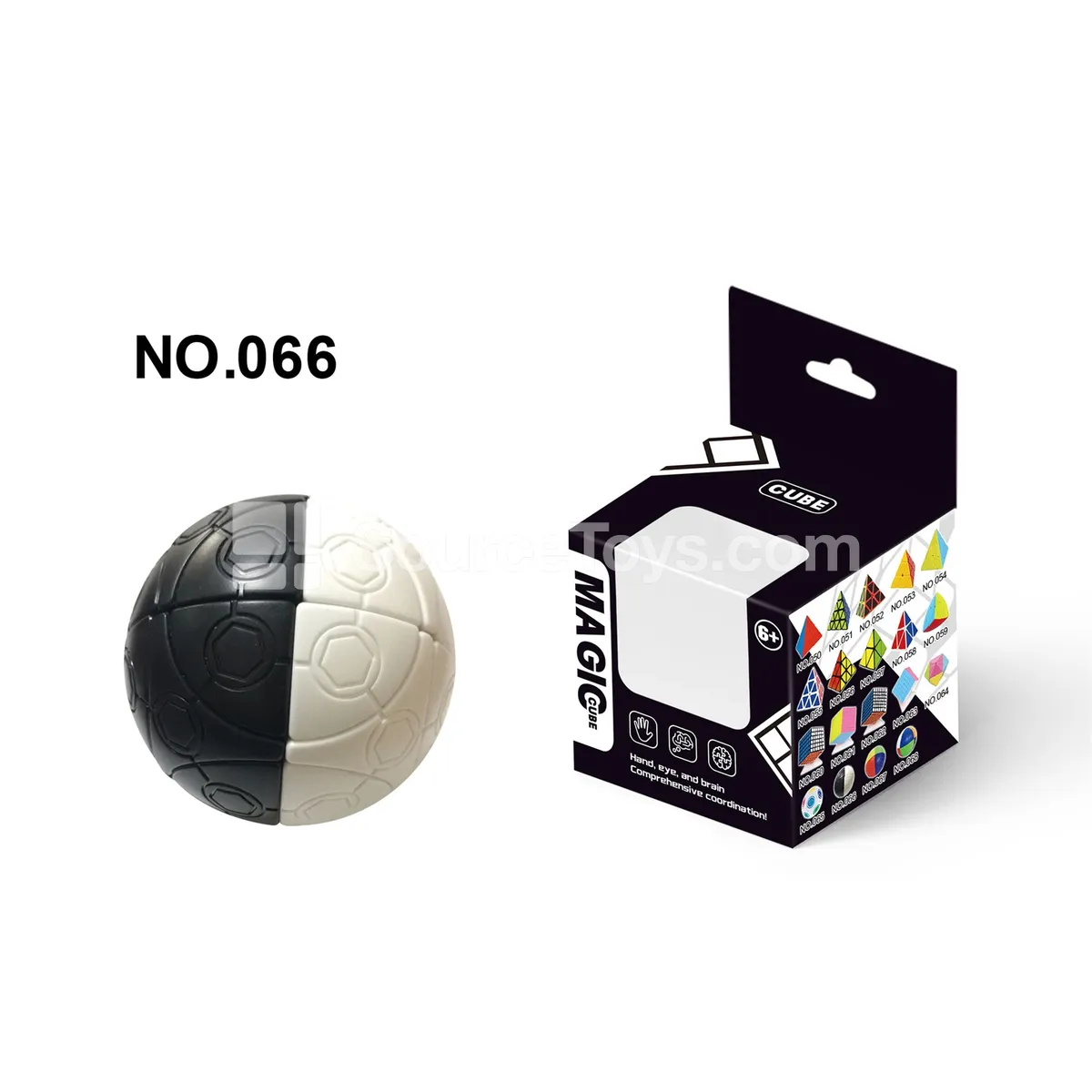Two-Color Spherical Magic Cube Ball Two-Color Spherical Magic Cube Ball