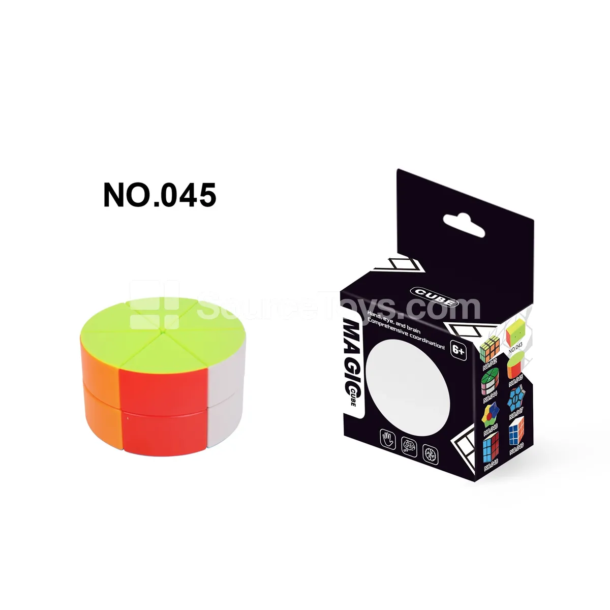 2x2 Solid Color Cylinder Cube 2x2 Solid Color Cylinder Cube