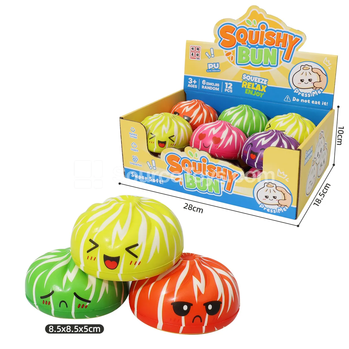 Zebra Print Bun Pretend-Play Toy