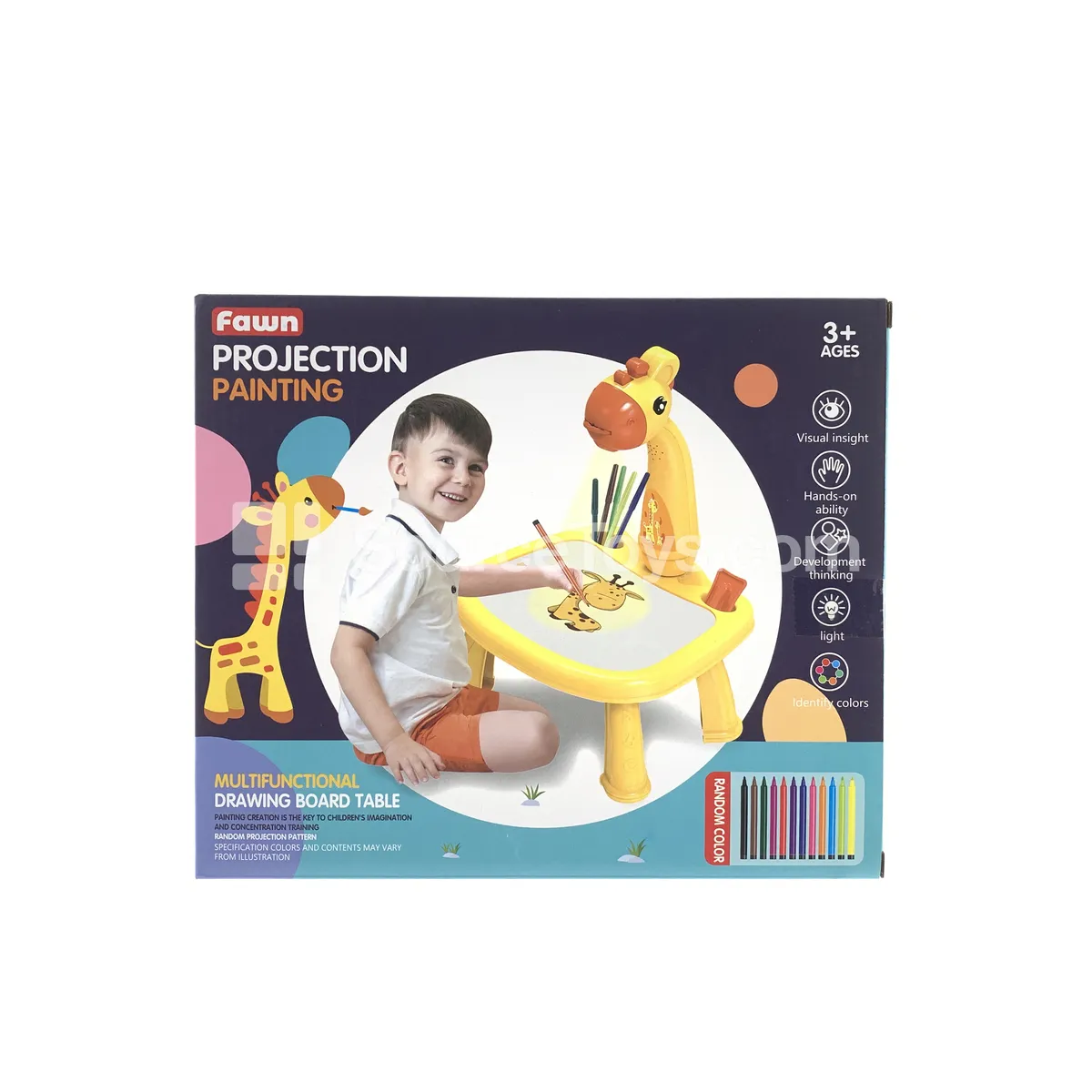 Deer Projection Drawing Desk (Yellow with Music) Deer Projection Drawing Desk (Yellow with Music)