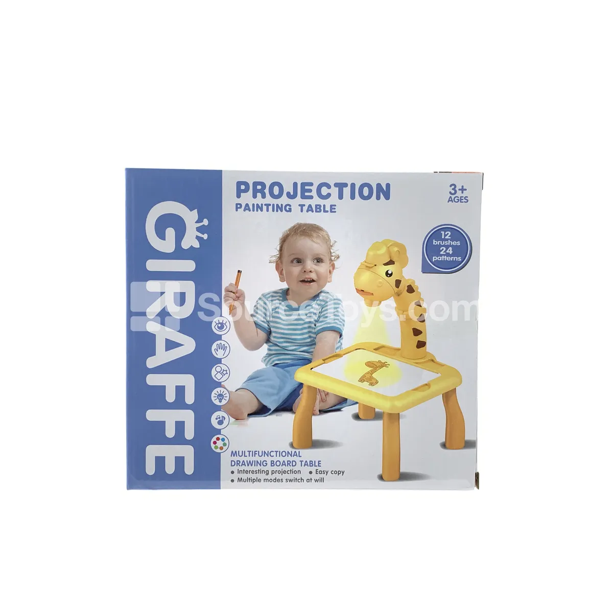 Yellow Deer Music Projection Drawing Table