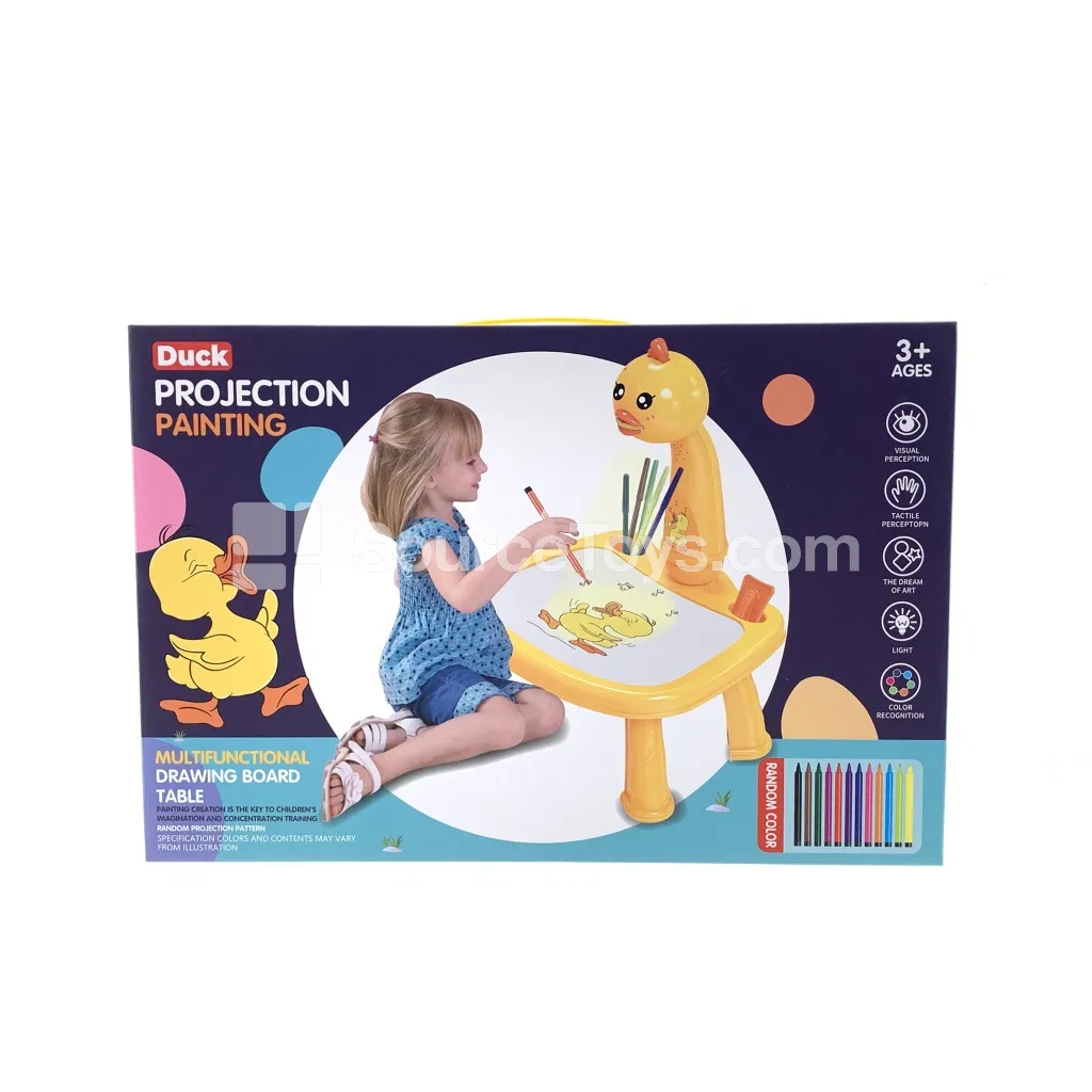 Duck Projection Drawing Table (Yellow with Music)