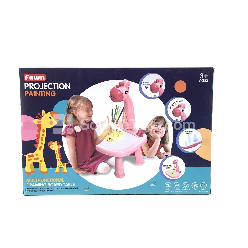 Projection Drawing Table with Music (Pink) Projection Drawing Table with Music (Pink)