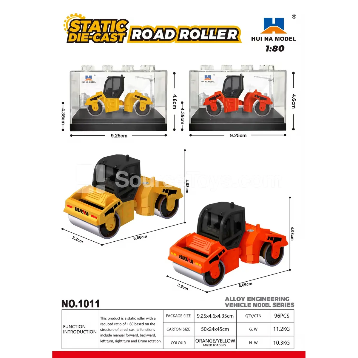 1:80 Alloy Roller Vehicle Model 1:80 Alloy Roller Vehicle Model