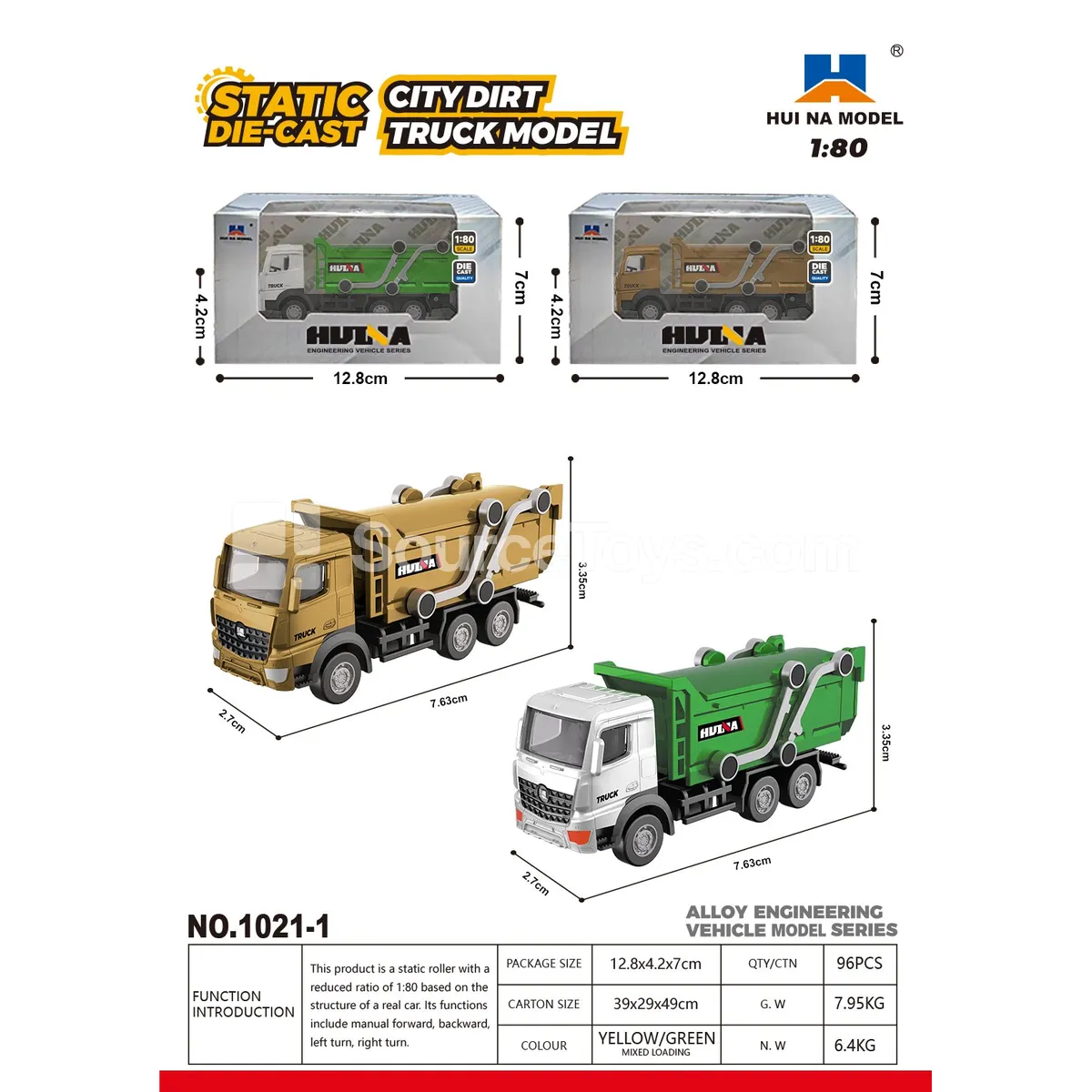1:80 Alloy Dump Truck Model 1:80 Alloy Dump Truck Model