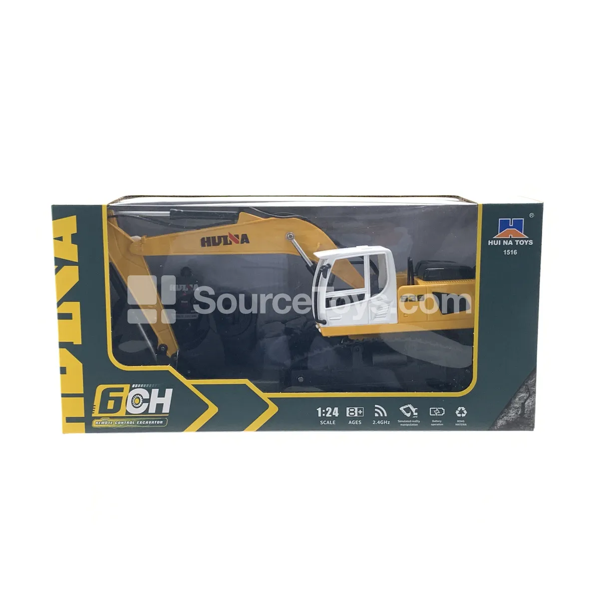 1:24 6-Channel RC Excavator
