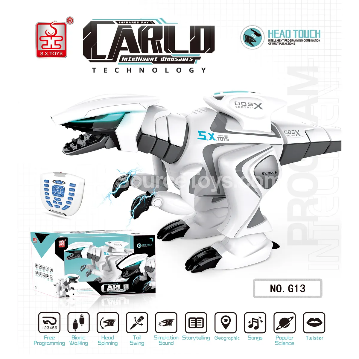 IR Remote Control Smart Dinosaur