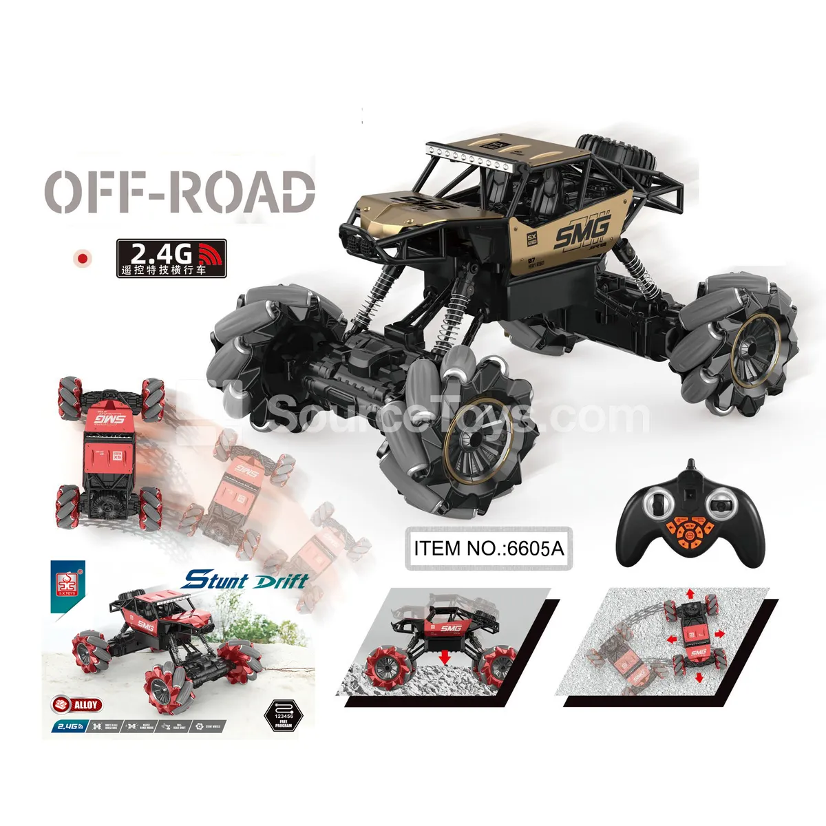 1:14 Alloy Stunt Climbing Car