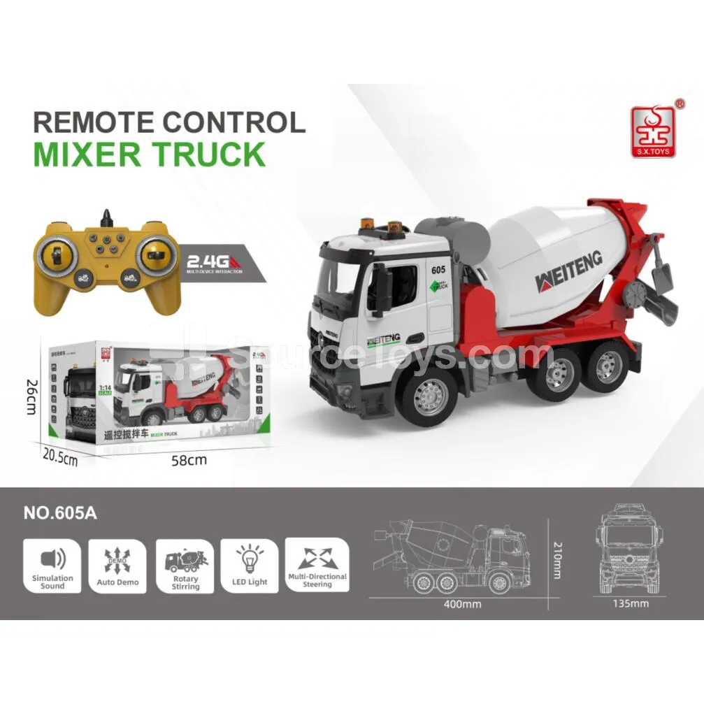 1:14 RC Concrete Mixer Truck