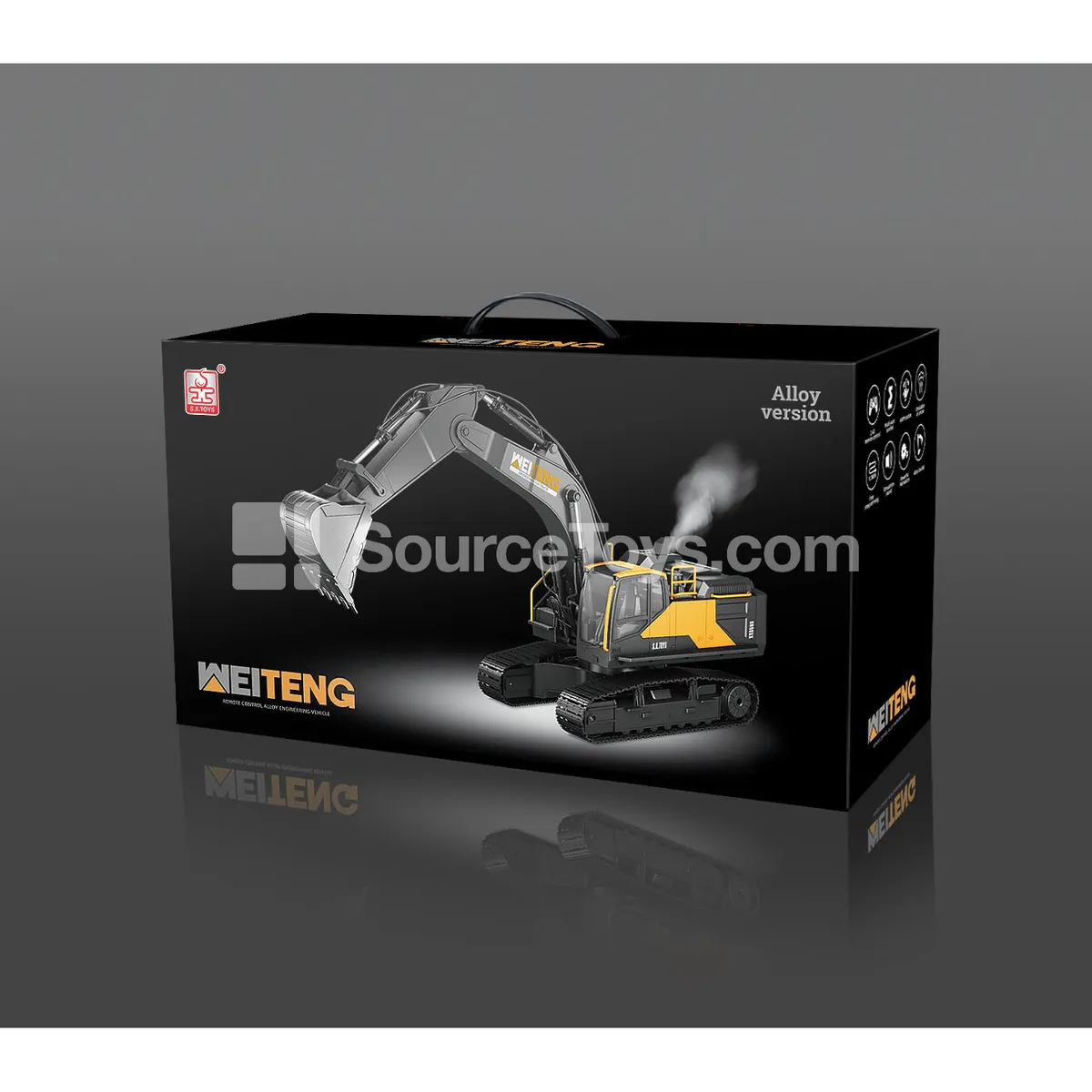 1:18 Alloy Volvo Excavator RC Construction Vehicle with Spray 1:18 Alloy Volvo Excavator RC Construction Vehicle with Spray