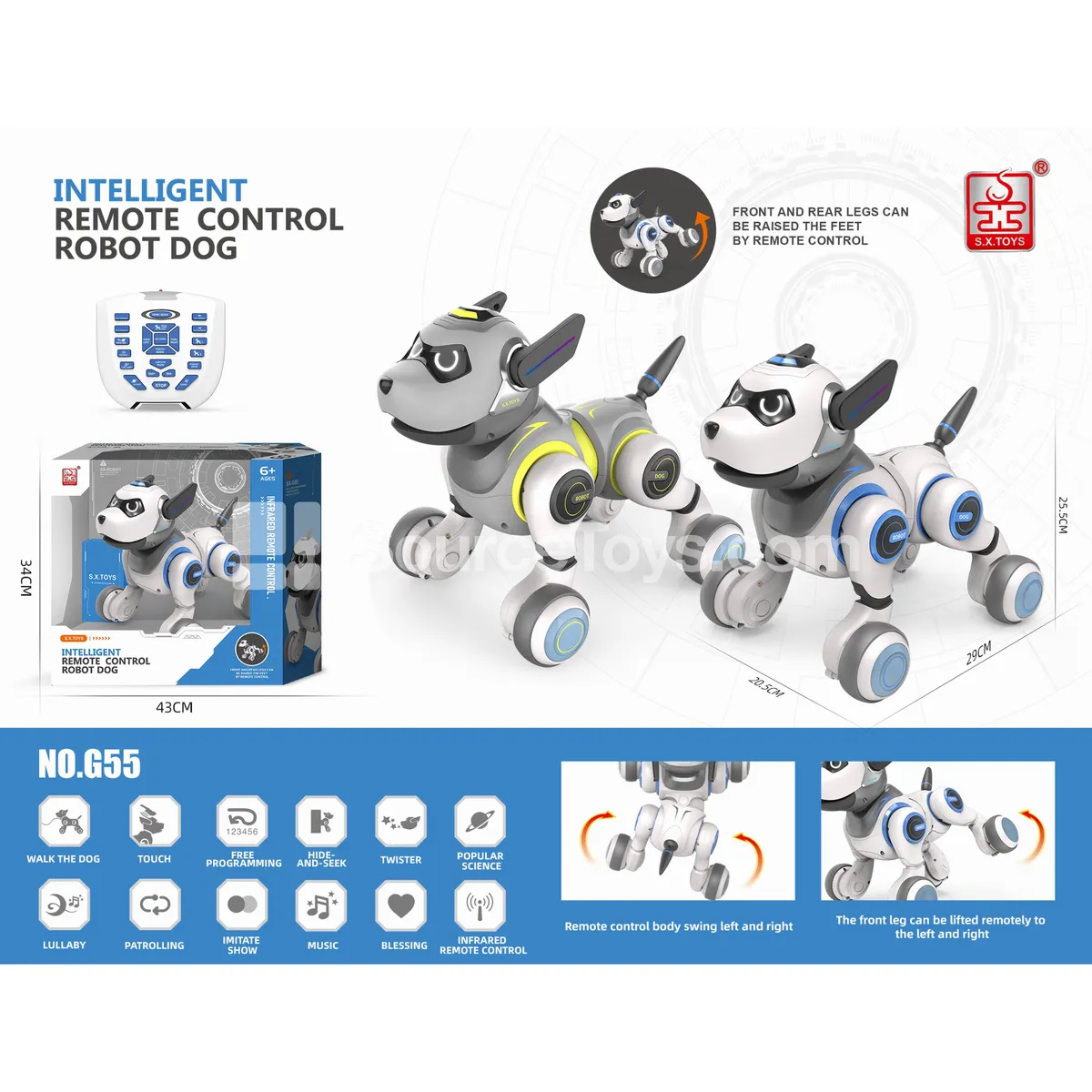 Infrared Remote Control Robot Dog