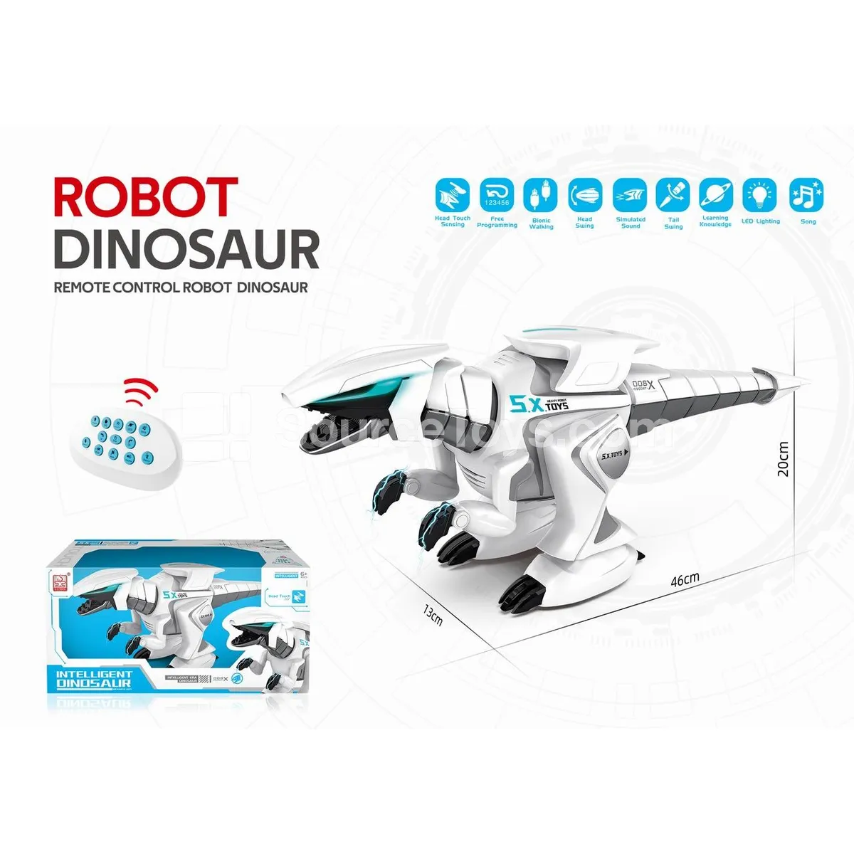 IR Remote Control Smart Dinosaur (G17) IR Remote Control Smart Dinosaur (G17)
