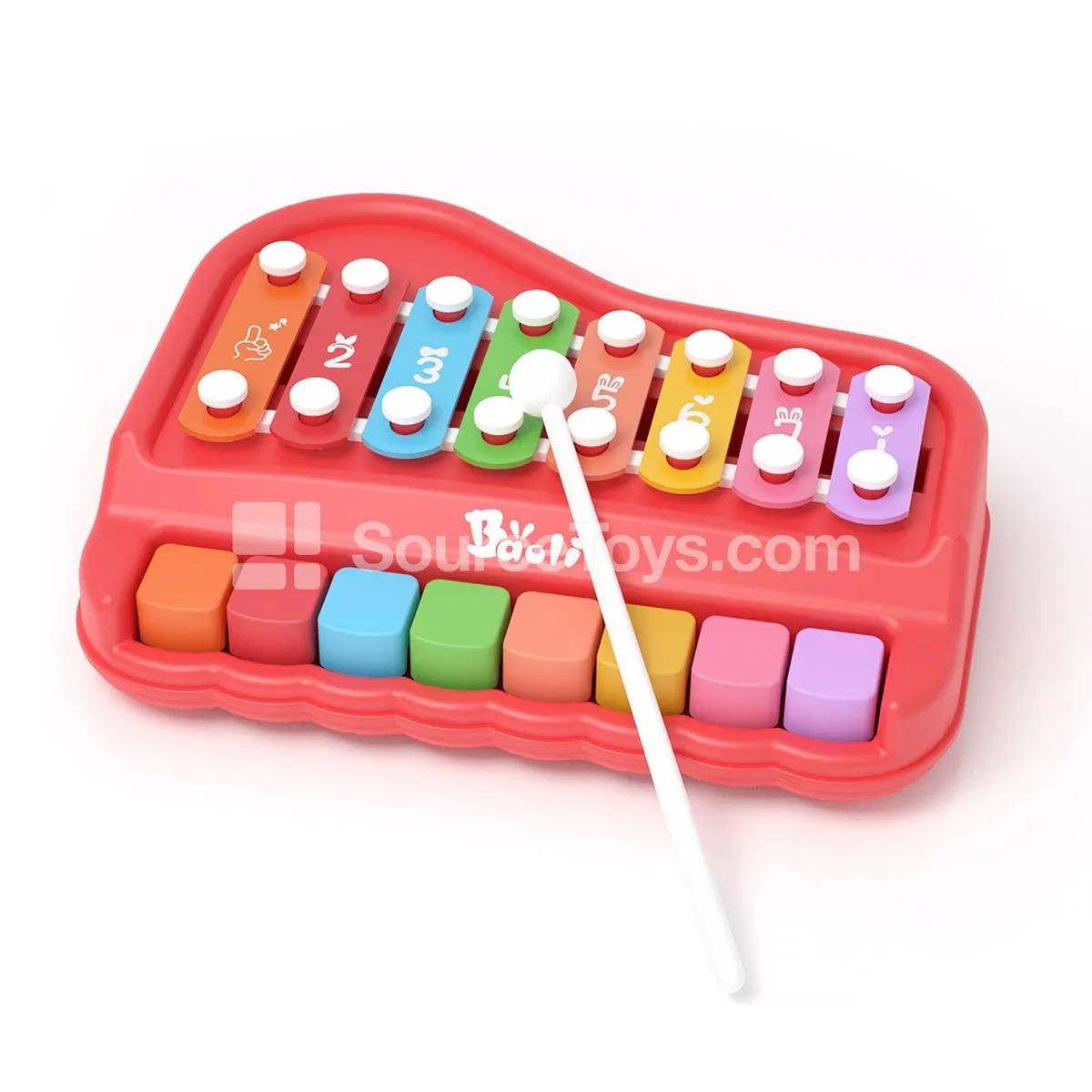 Red Eight-Note Xylophone Red Eight-Note Xylophone