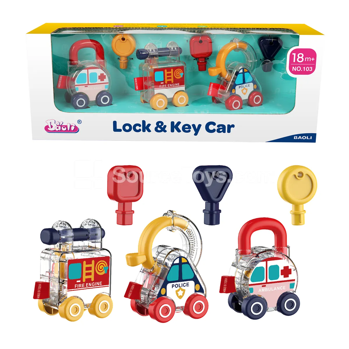 Pull-Back Lock Car