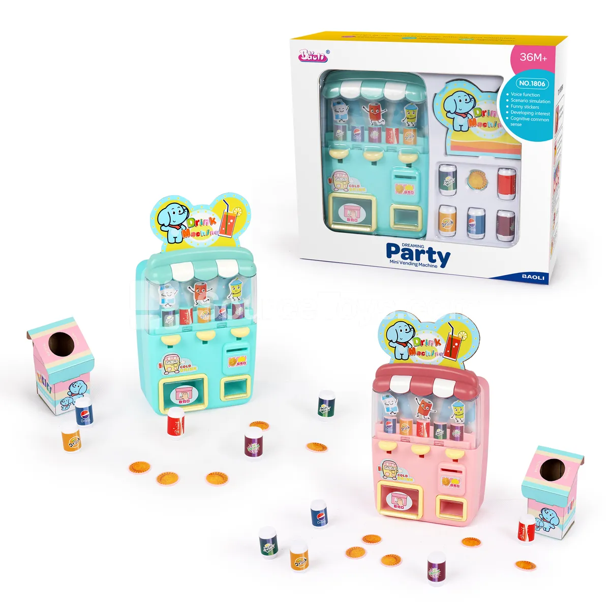 Mini Vending Machine (Pink/Blue Single Color) Mini Vending Machine (Pink/Blue Single Color)