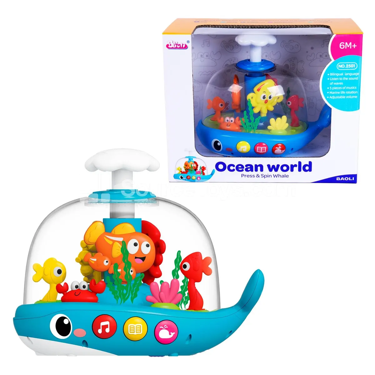 Whale Spinning Toy