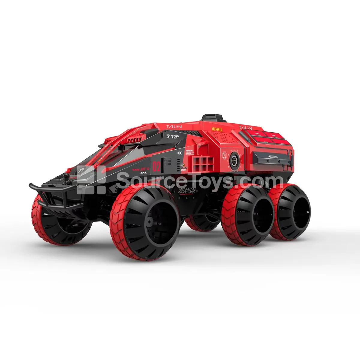1:12 Six-Wheel Remote Control Mars Rover with Water Bullet Shooting and Liftable Turret 1:12 Six-Wheel Remote Control Mars Rover with Water Bullet Shooting and Liftable Turret