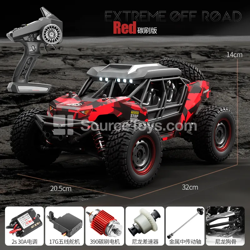 1:16 Scale 4WD RC Desert Off-Road Buggy 38km/h Electric Toy Car