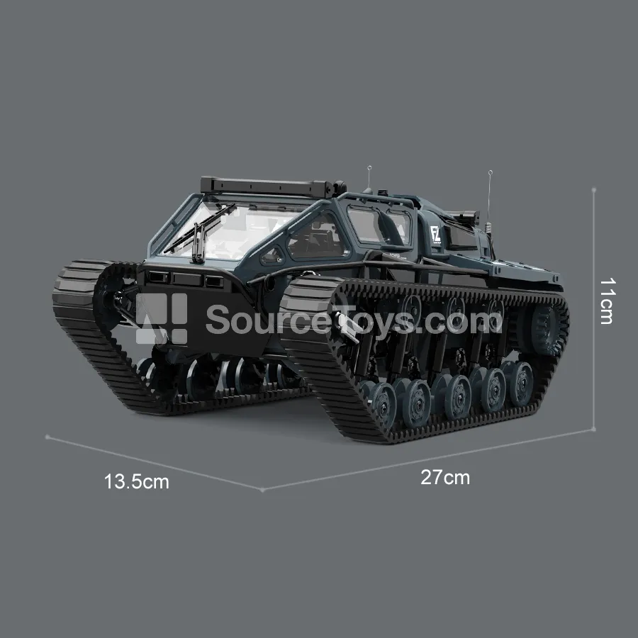 1:16 Scale RC Tank All-Terrain Vehicle with 2.4G Remote Control 1:16 Scale RC Tank All-Terrain Vehicle with 2.4G Remote Control