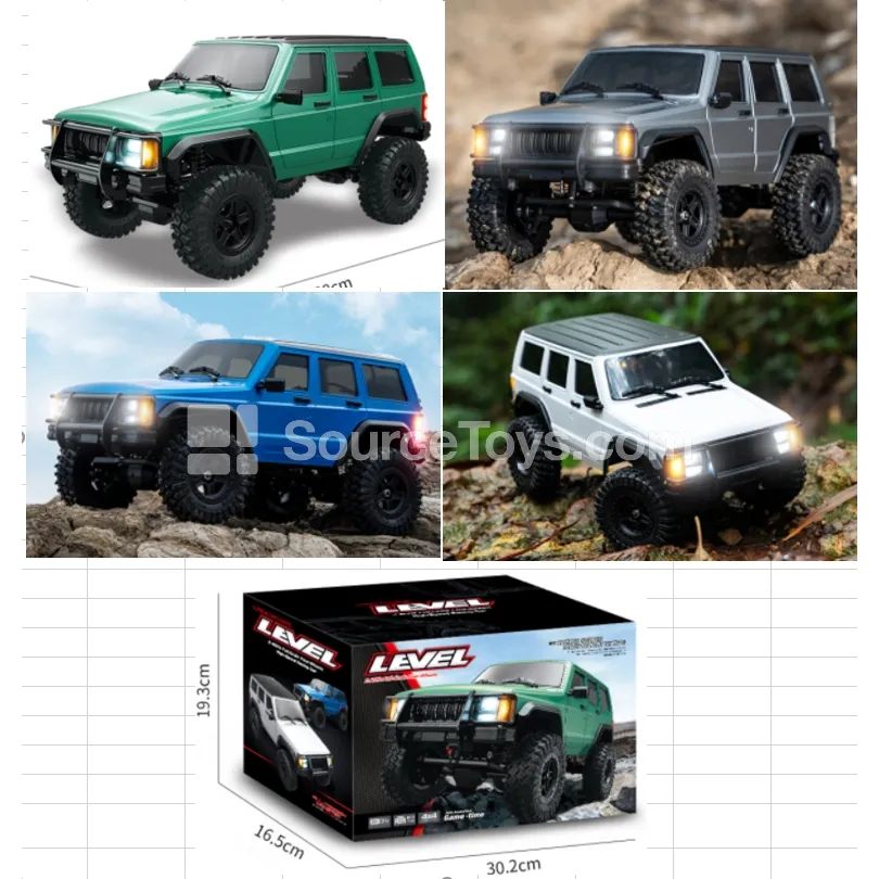1:18 Scale 4WD RC Crawler Car with Proportional Throttle 1:18 Scale 4WD RC Crawler Car with Proportional Throttle
