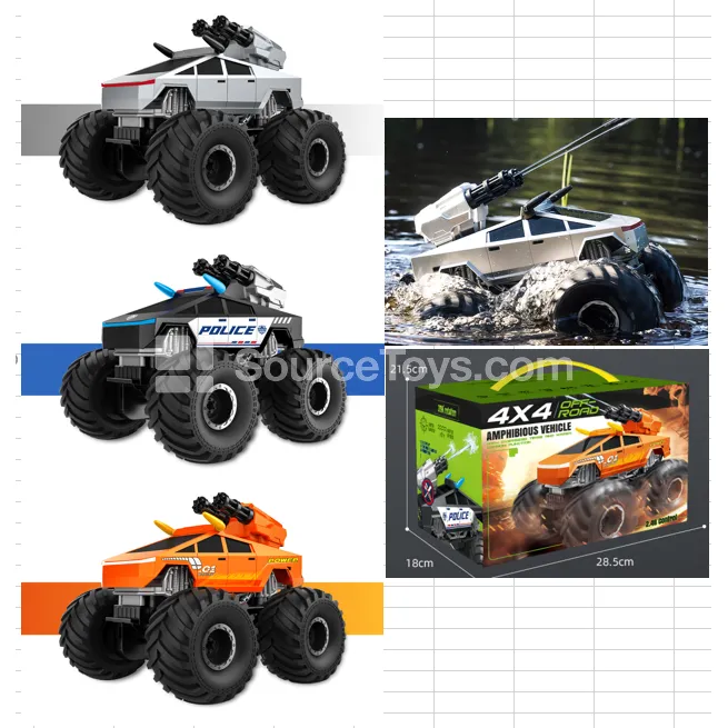 1:20 4WD RC Climbing Car Waterproof Amphibious Remote Control Vehicle 1:20 4WD RC Climbing Car Waterproof Amphibious Remote Control Vehicle