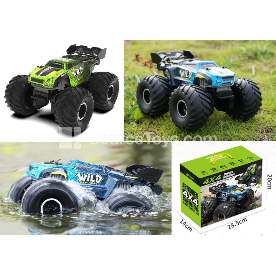 2.4G Waterproof RC Amphibious Vehicle 1:20 4WD Off-Road Crawler 2.4G Waterproof RC Amphibious Vehicle 1:20 4WD Off-Road Crawler
