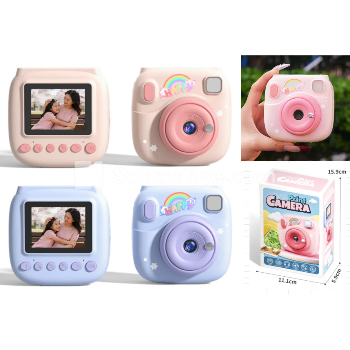 Instant Print Digital Camera for Kids