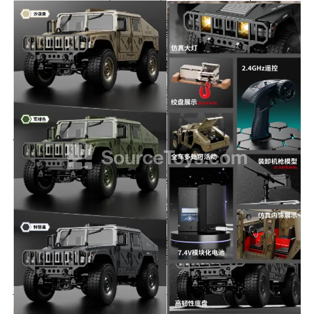 1:10 Scale RC Off-Road Vehicle with 2.4G Remote Control 1:10 Scale RC Off-Road Vehicle with 2.4G Remote Control