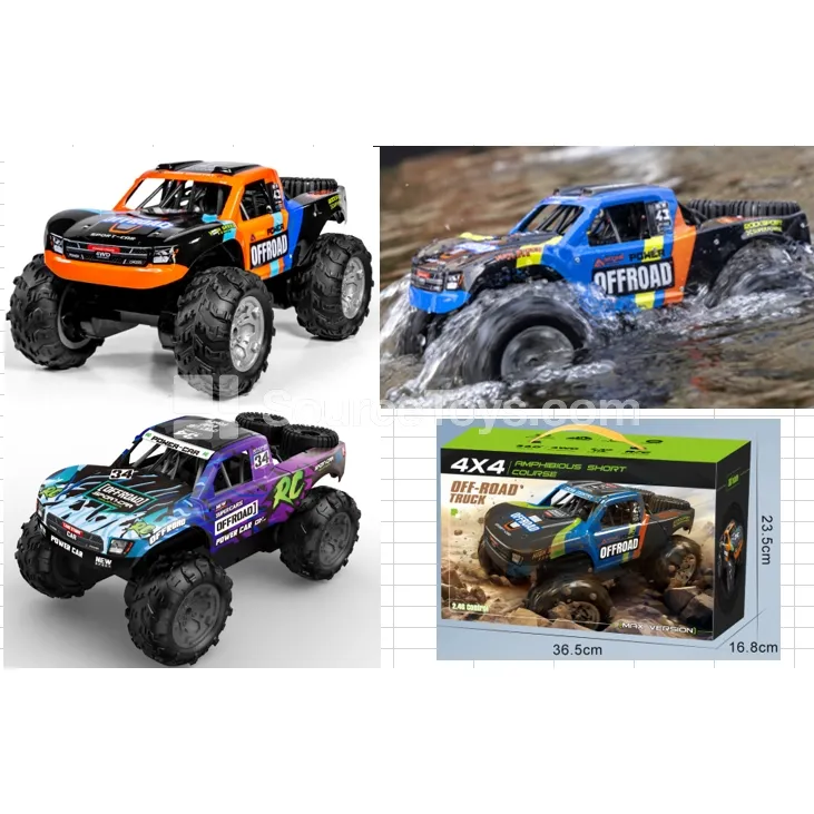 1:12 Scale RC Amphibious Crawler Truck with 2.4GHz Remote Control 1:12 Scale RC Amphibious Crawler Truck with 2.4GHz Remote Control