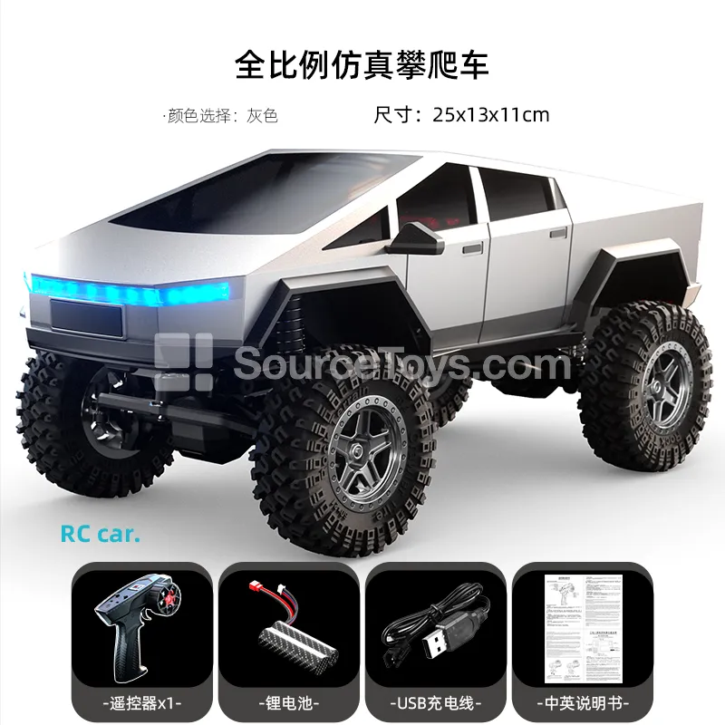 1:18 Scale RC Rock Crawler Truck 4WD Remote Control Off-Road Vehicle