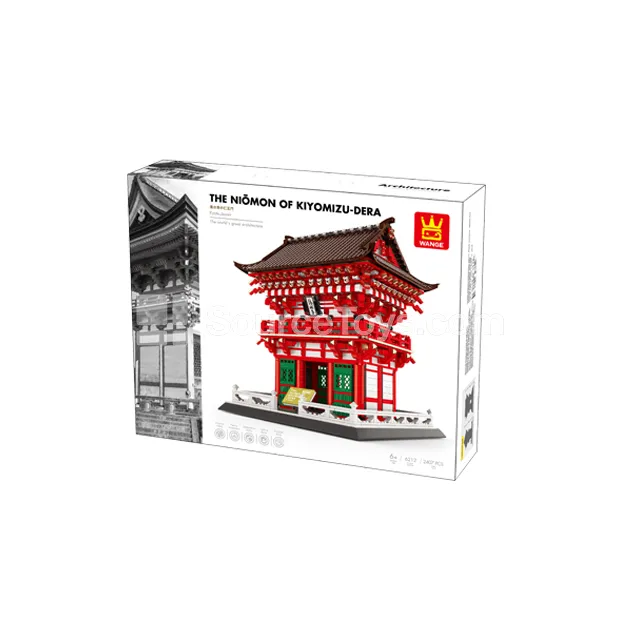 Kyoto Kiyomizu-dera Temple Niomon Gate Building Blocks Set Kyoto Kiyomizu-dera Temple Niomon Gate Building Blocks Set