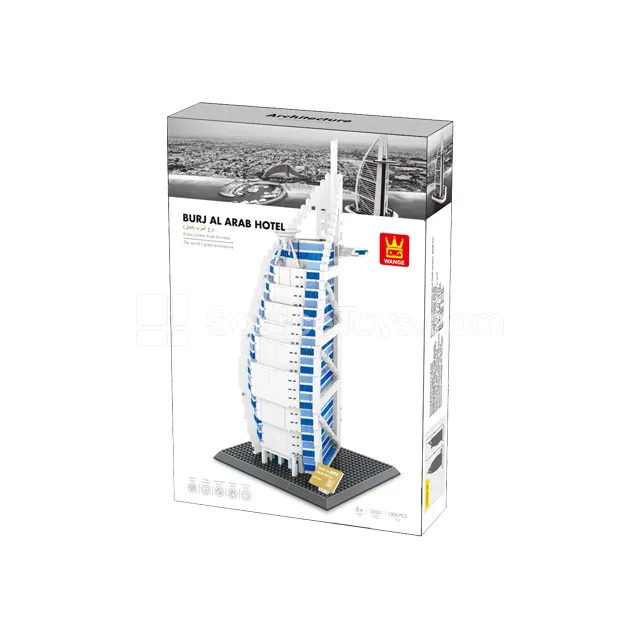Jumeirah Burj Al Arab Hotel Building Blocks Set