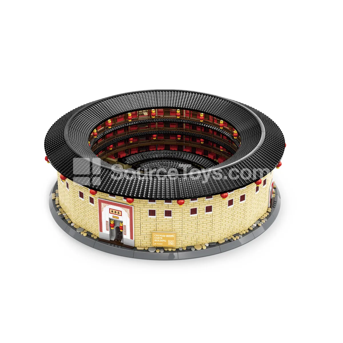 Fujian Chengqi Earth Building Assembly Model Fujian Chengqi Earth Building Assembly Model