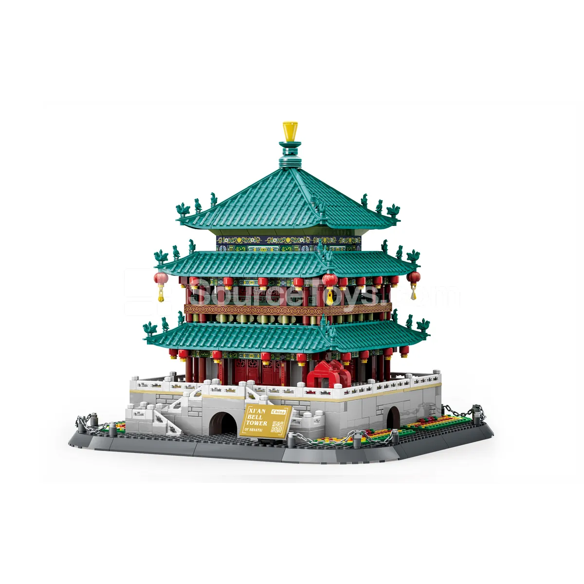 Xi'an Bell Tower Building Blocks Set