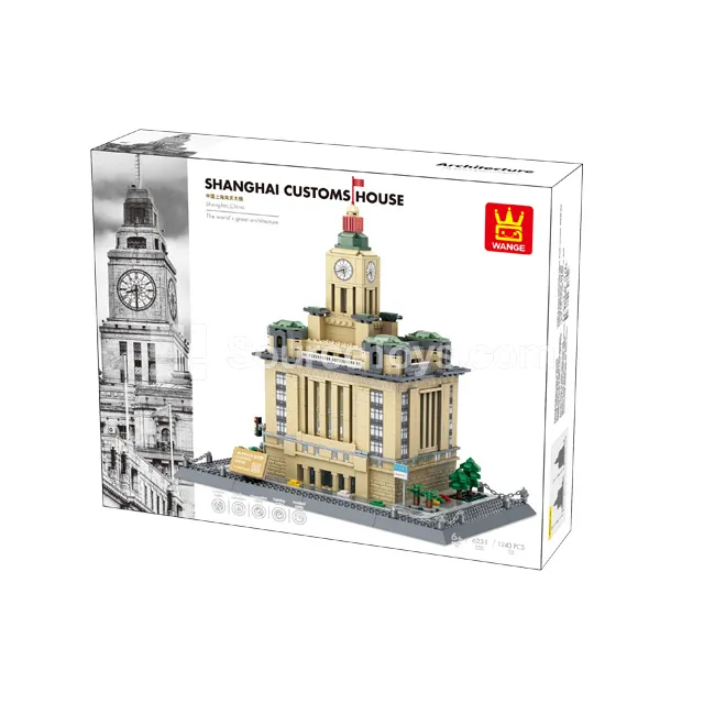 Shanghai Bund Custom House Building Blocks Set
