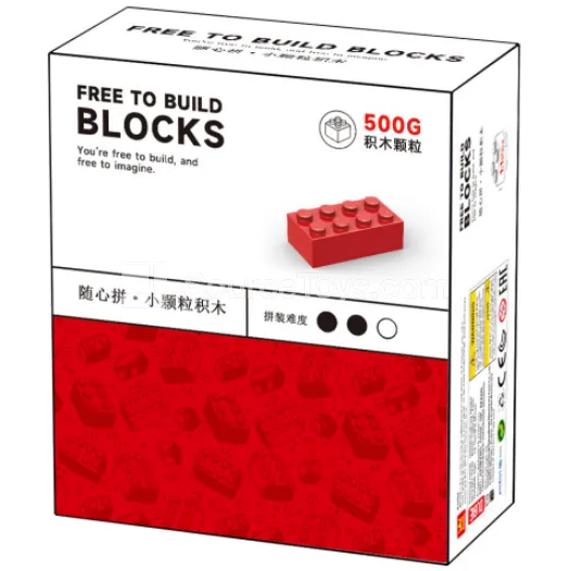 500g Small Particle Building Block Set - Basic Construction Refill 500g Small Particle Building Block Set - Basic Construction Refill