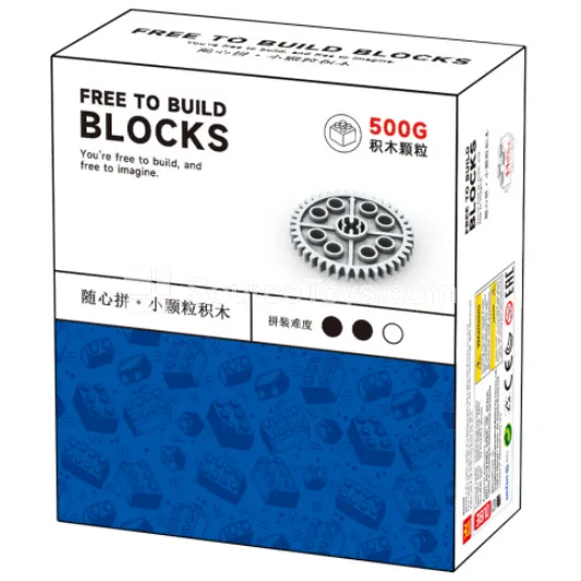 500g Tech Building Block Refill Pack - Small Particle Assortment 500g Tech Building Block Refill Pack - Small Particle Assortment