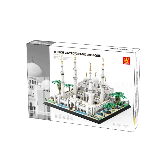 Sheikh Zayed Grand Mosque Building Model 1463 Pcs Sheikh Zayed Grand Mosque Building Model 1463 Pcs